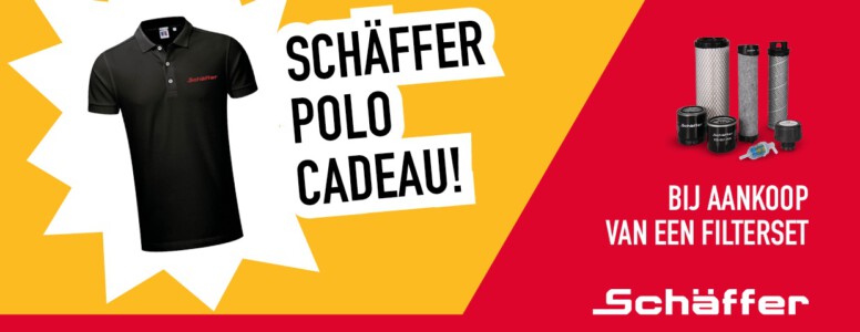 Ontvang een gratis polo bij aankoop van een Schäffer filterset!